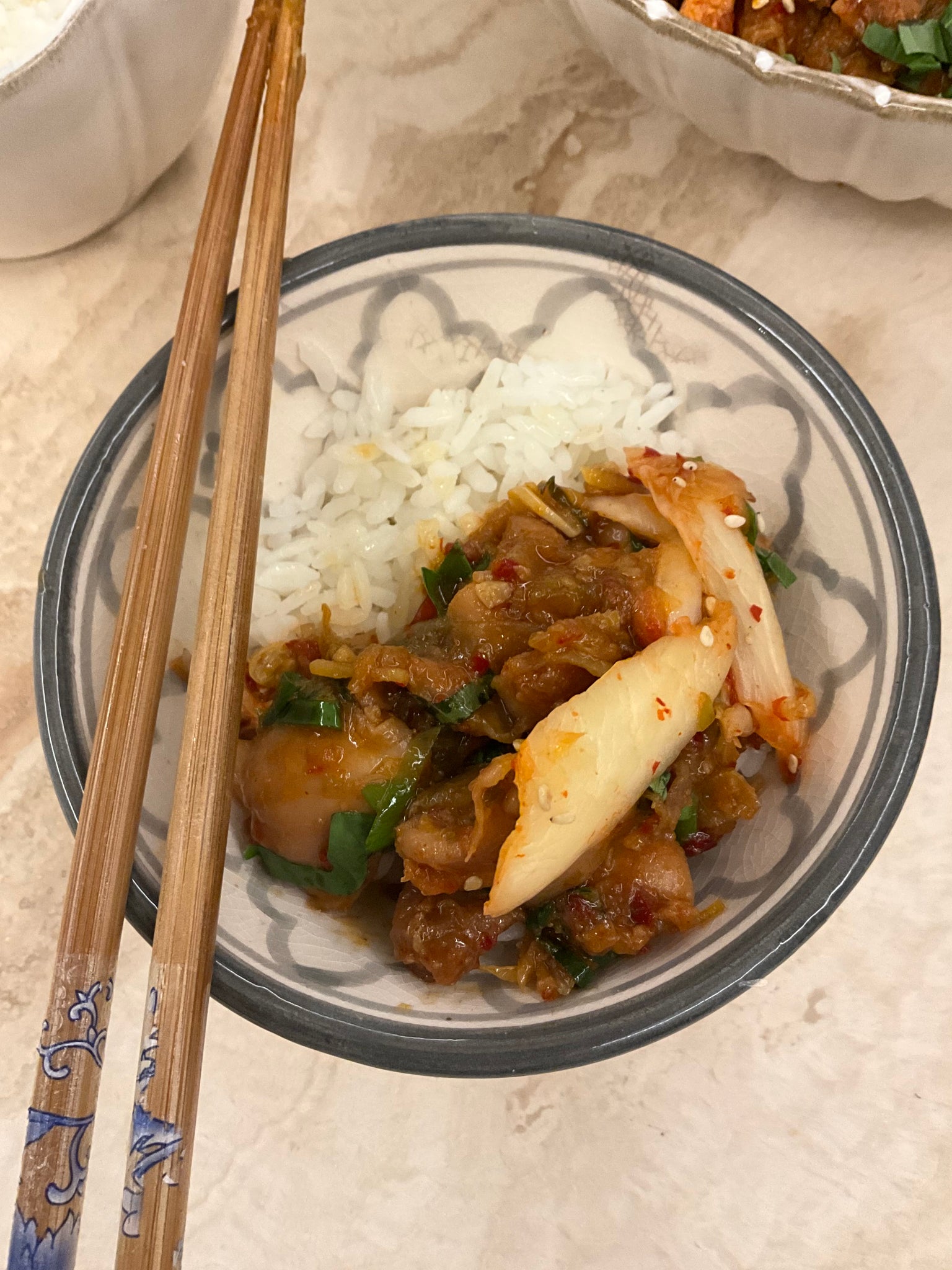 Glyn's Kimchi Braised Chicken