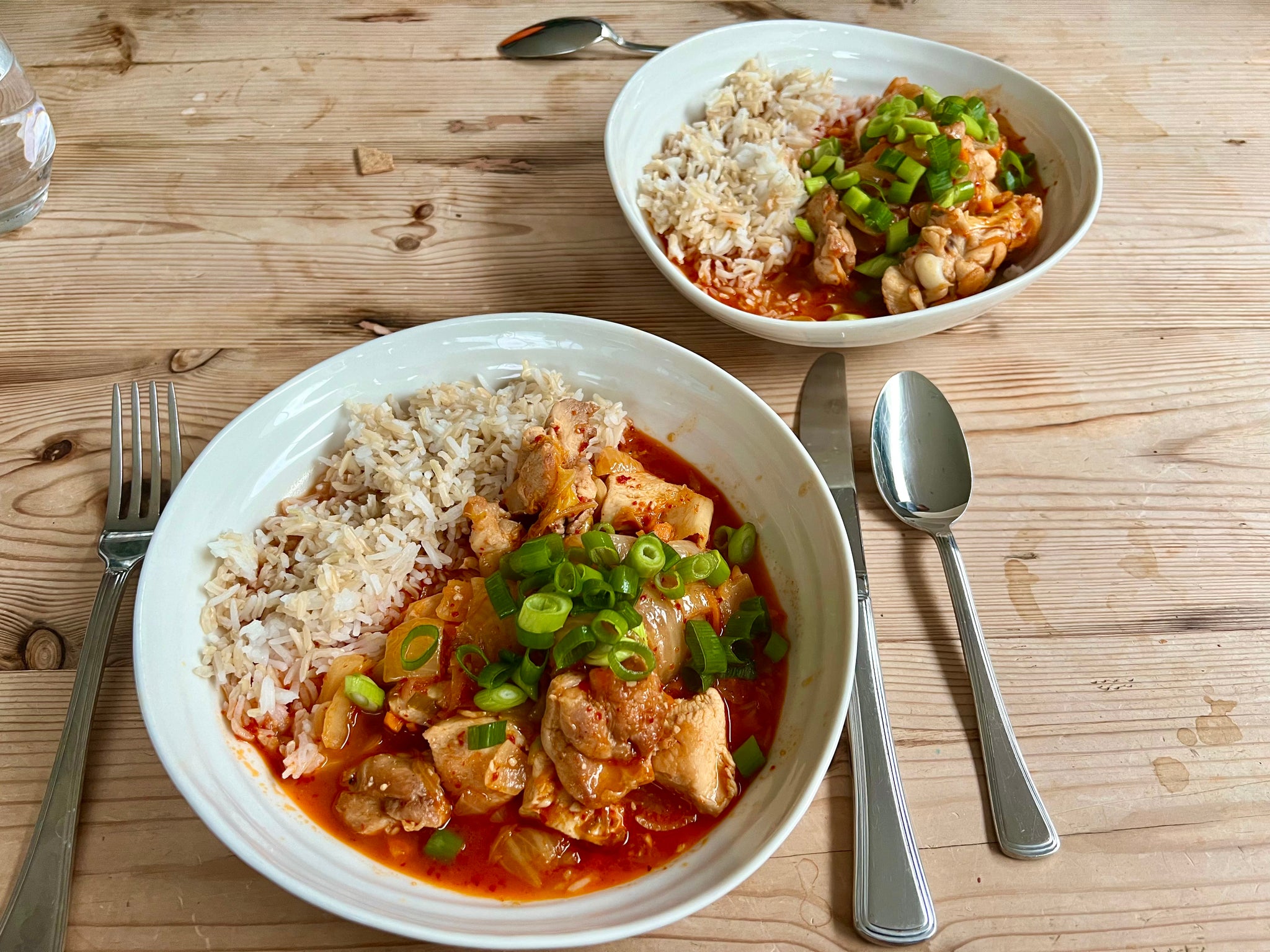 Kimchi Chicken Jjigae