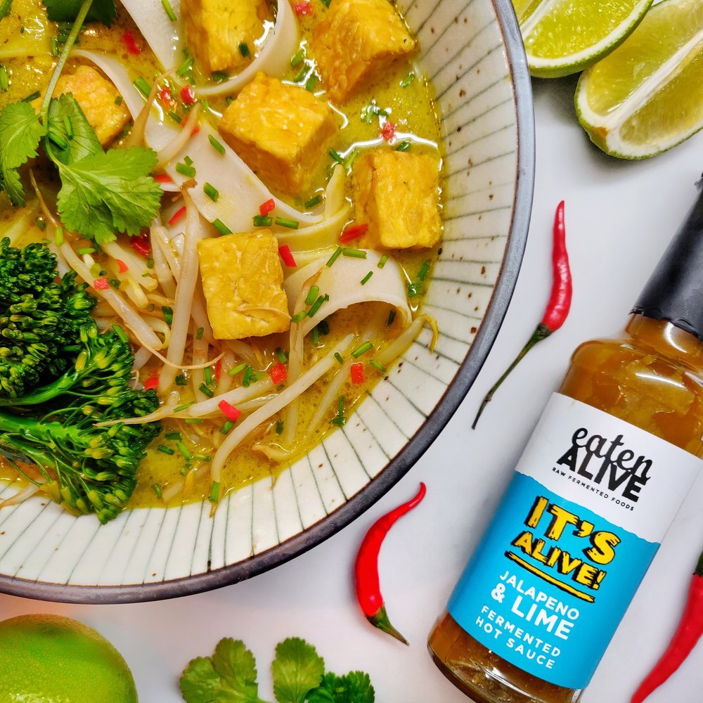 Lime & Jalapeno Tempeh Laksa - eaten-alive