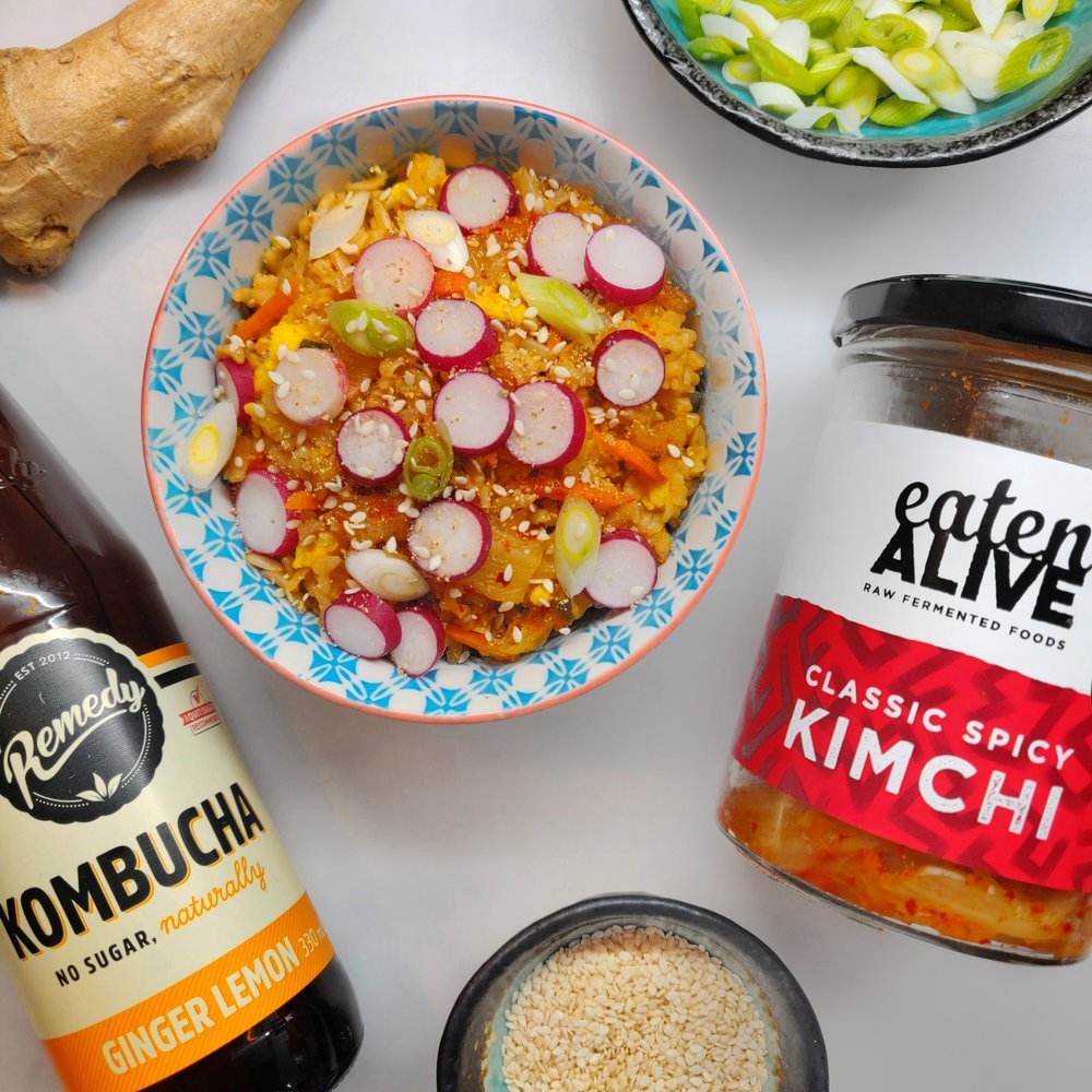 Triple Ginger Kimchi Fried Rice - eaten-alive