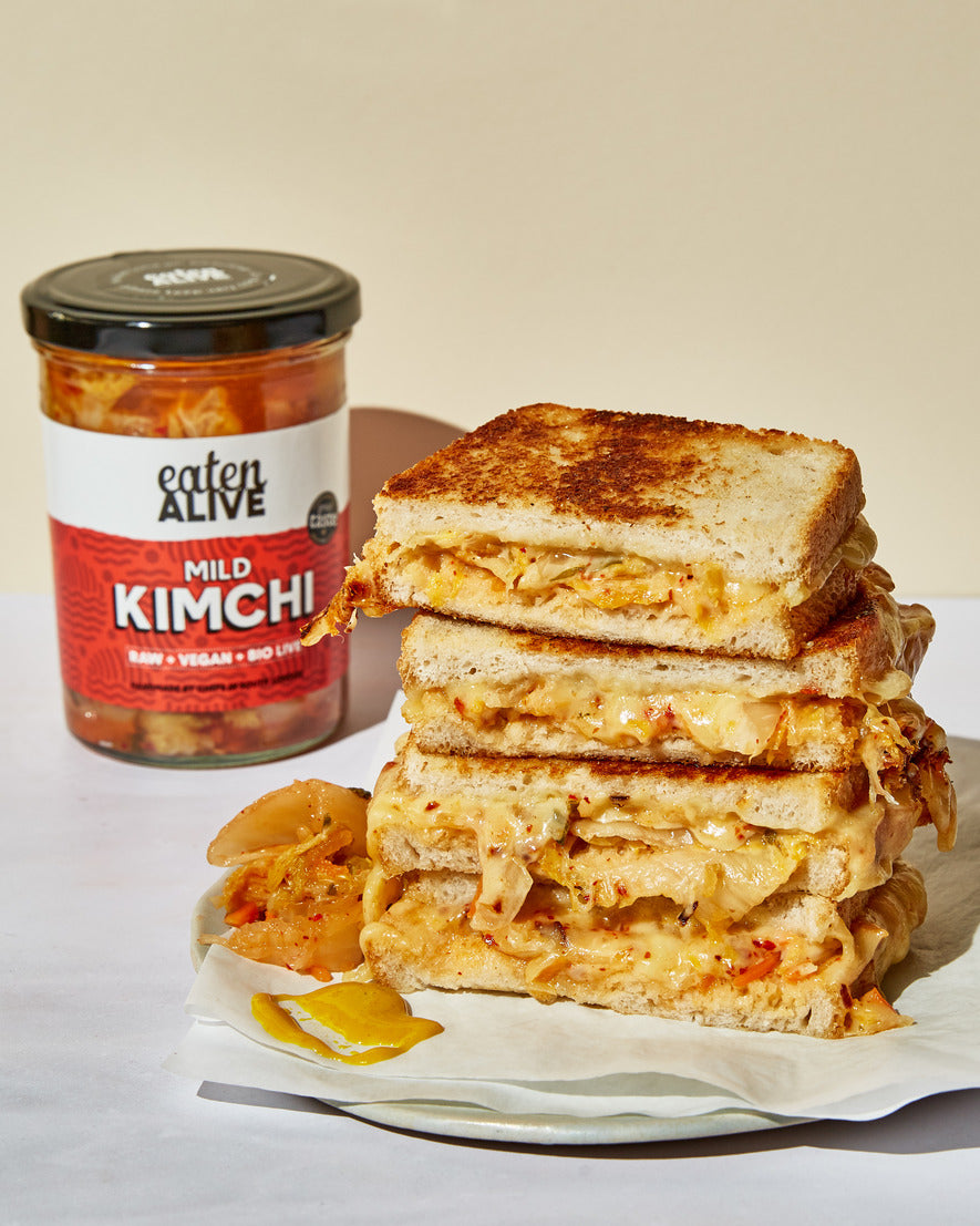 Eaten Alive Mild Kimchi cheese toasties