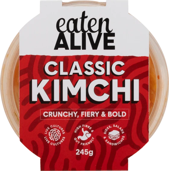 Classic Kimchi, 245g tub seen from above