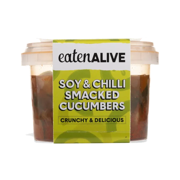 Soy & Chilli Smacked Cucumbers 245g tub